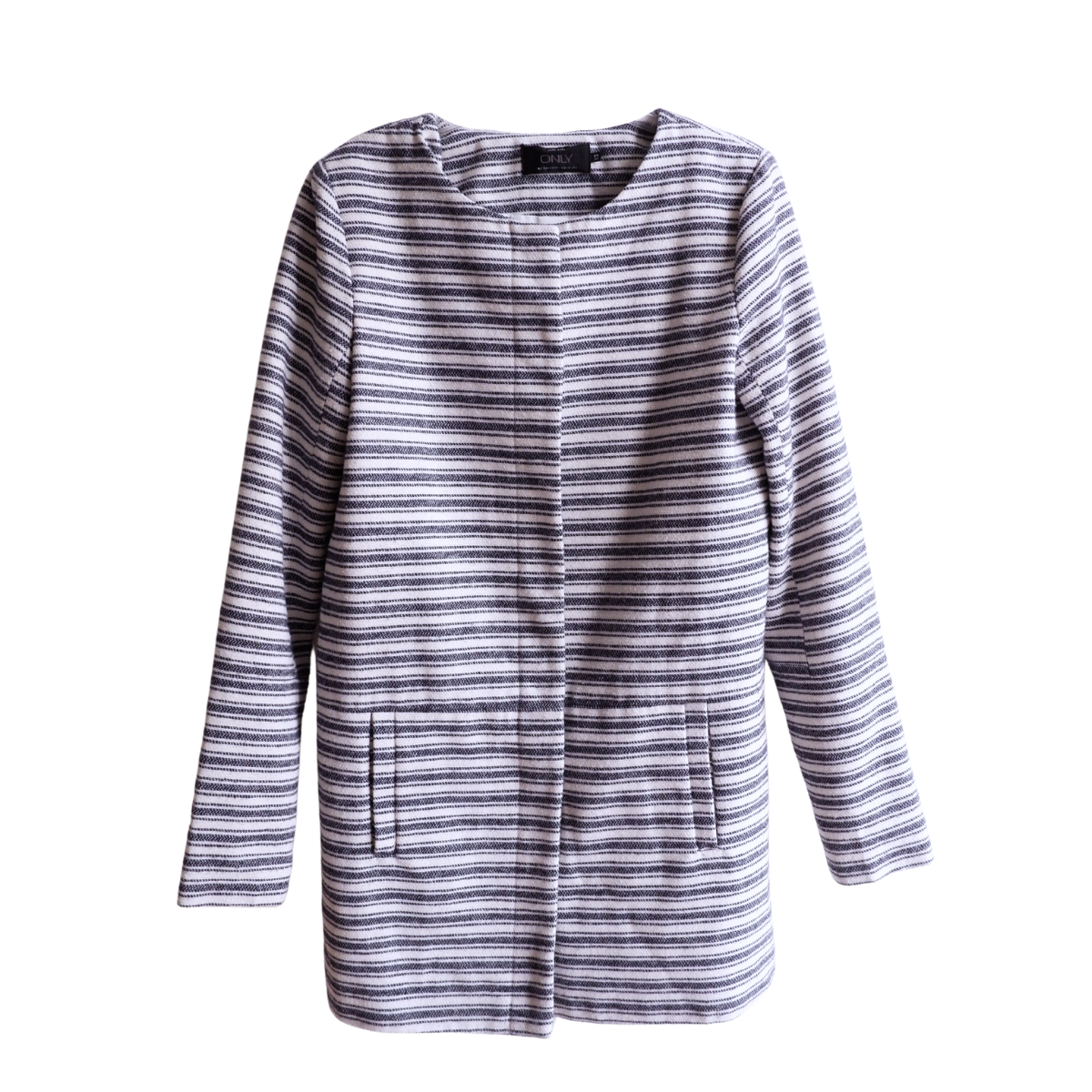 Blauw gestreepte zomervest