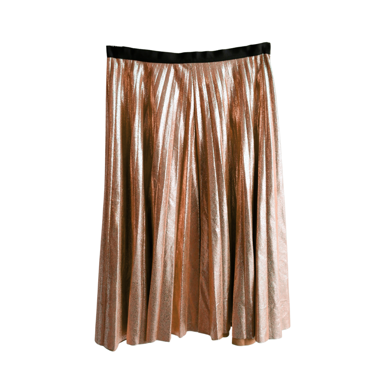 Zalmroze glitter rok
