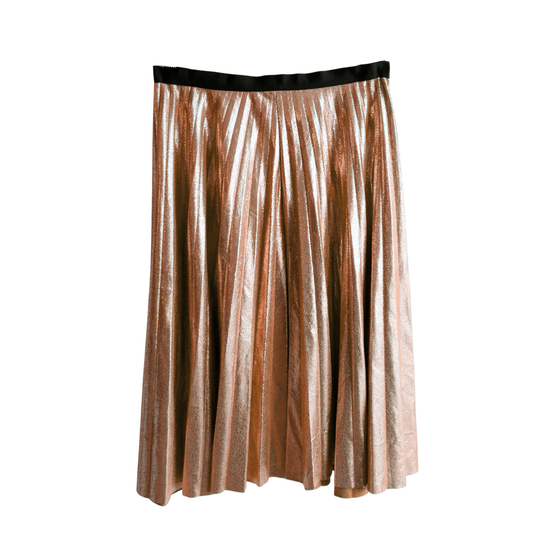 Zalmroze glitter rok