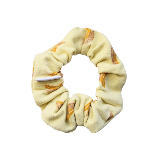 Scrunchie botergeel banaan
