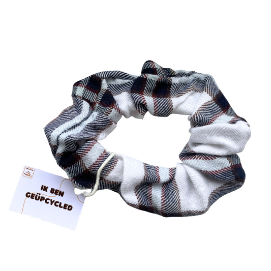Scrunchie geruit