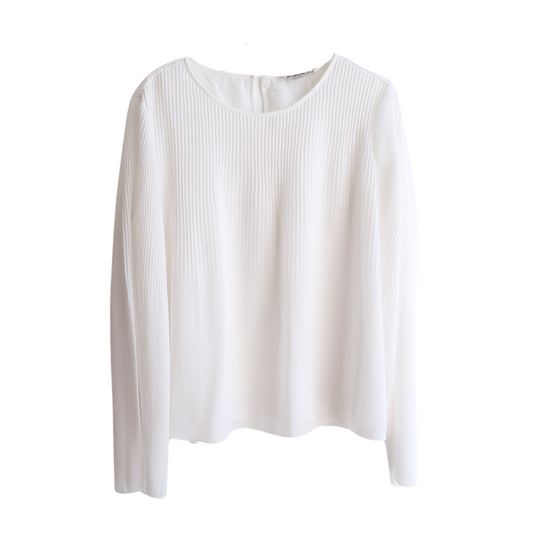 Witte blouse brede mouwen