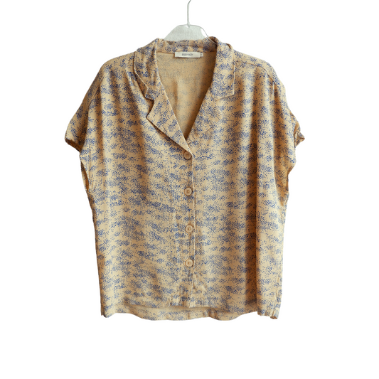 Gespikkelde blouse