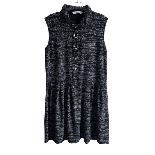 Zwart gespikkeld zomerkleed Nümph