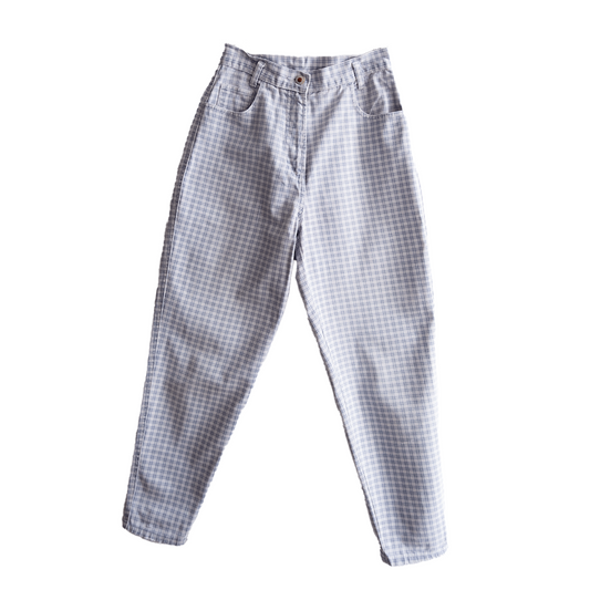 Geruite broek