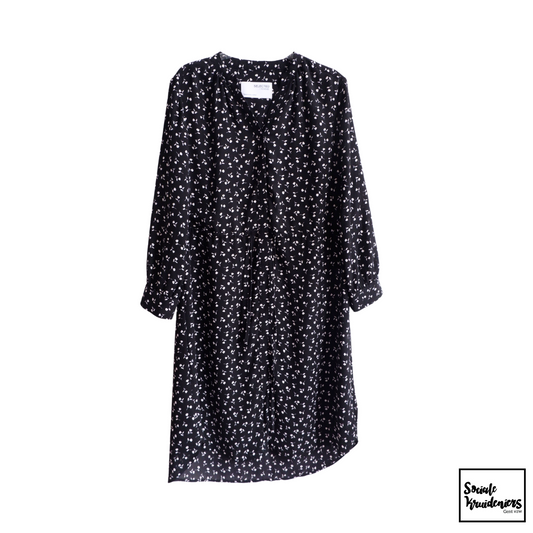 Zwarte losse jurk Selected Femme