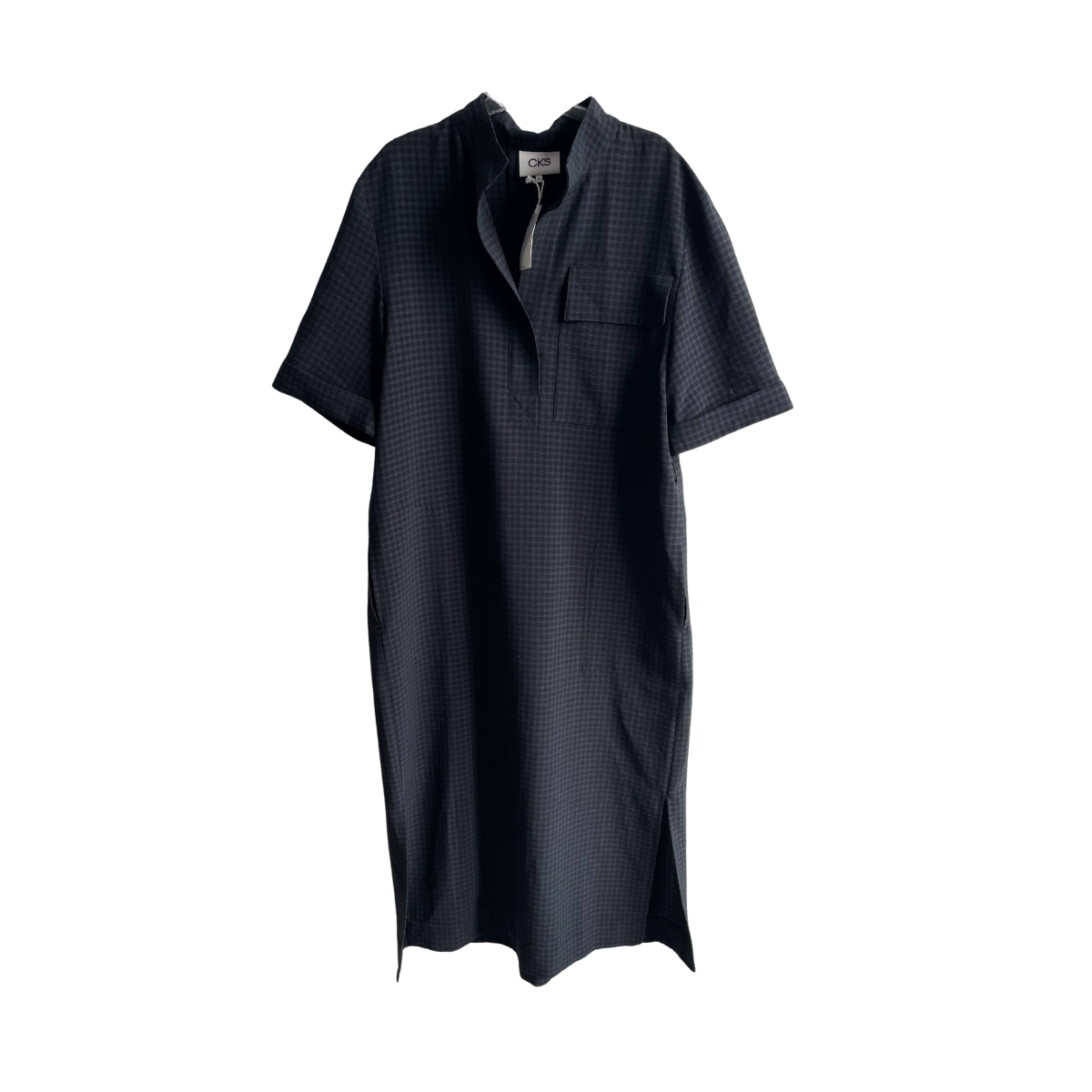 Zwart geruite jurk CKS
