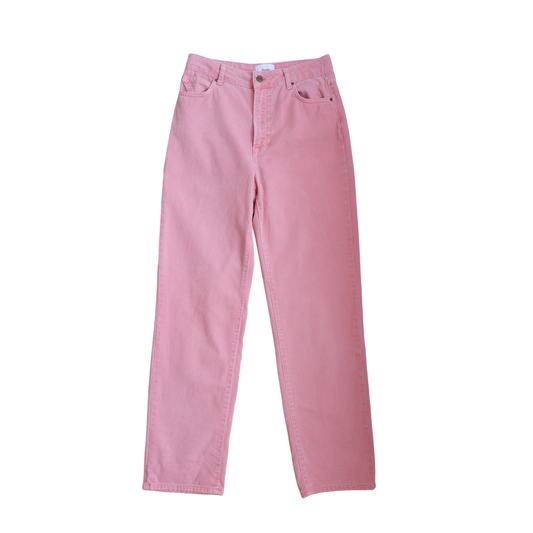 Roze 'jeans'broek