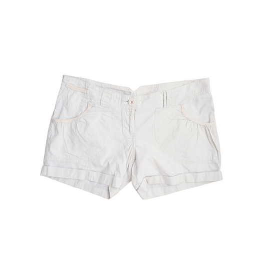 Gebroken witte short