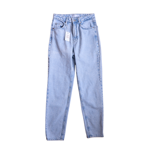 Blauwe jeans mom pants