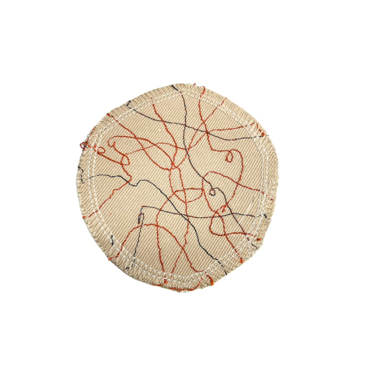 patch wirwar rood zwart
