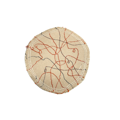 patch wirwar rood zwart