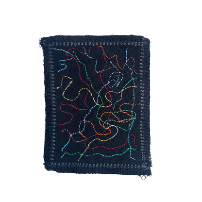 Patch wirwar regenboog