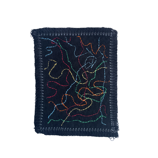 Patch wirwar regenboog