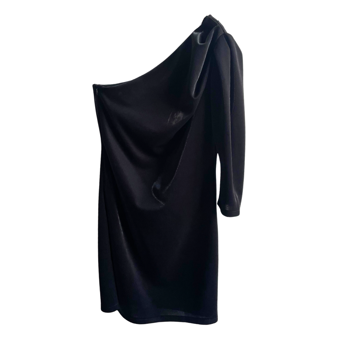 Zwarte jurk met glans