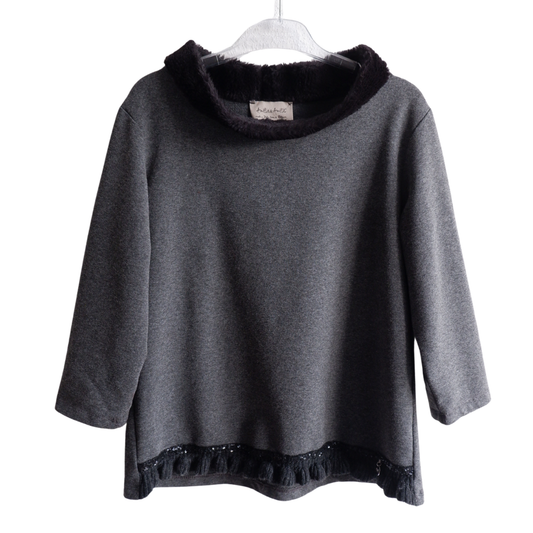 Grijze shirt met kraag