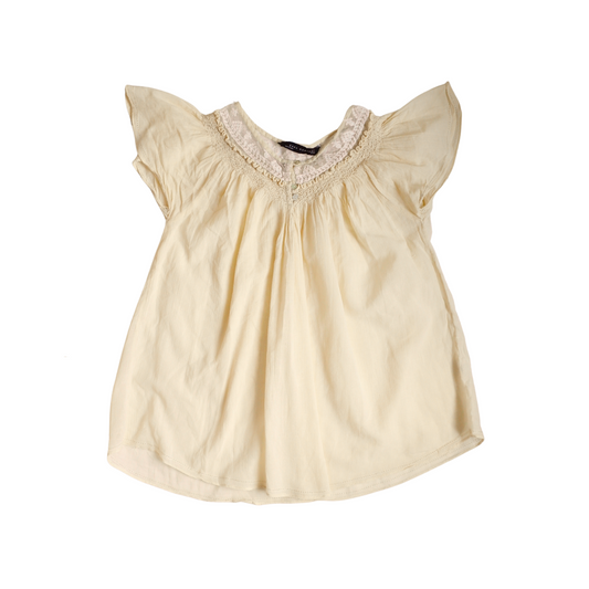 Gebroken witte zomerblouse