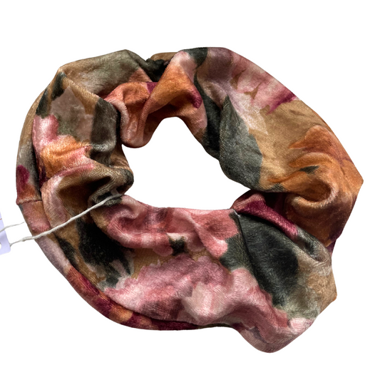 Scrunchie bebloemd XXL
