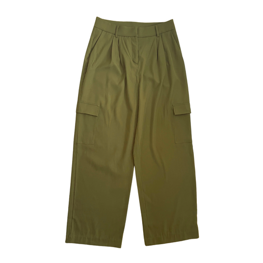 Groene wijde broek met zakken