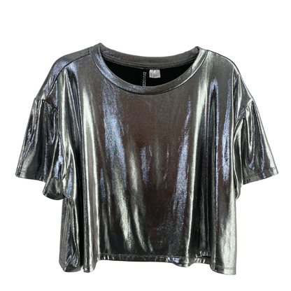 Zilverkleurige shirt