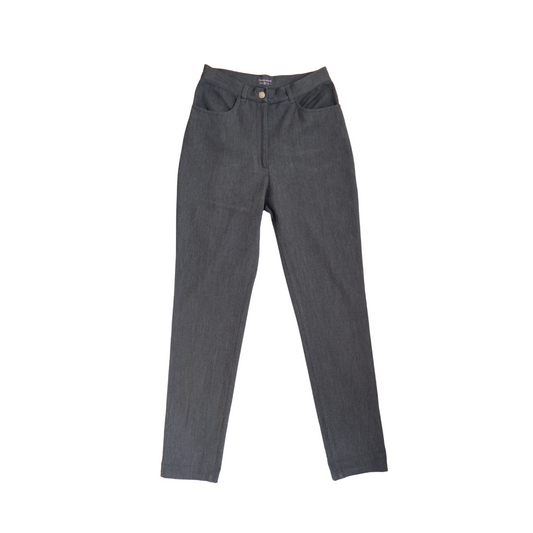Grijze geklede broek