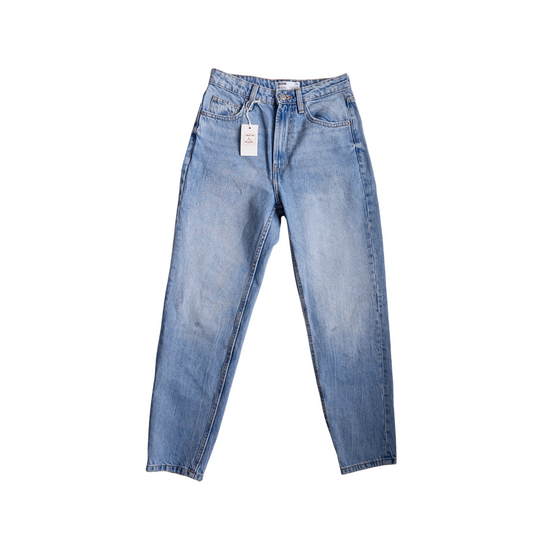 Blauwe jeans mom pants