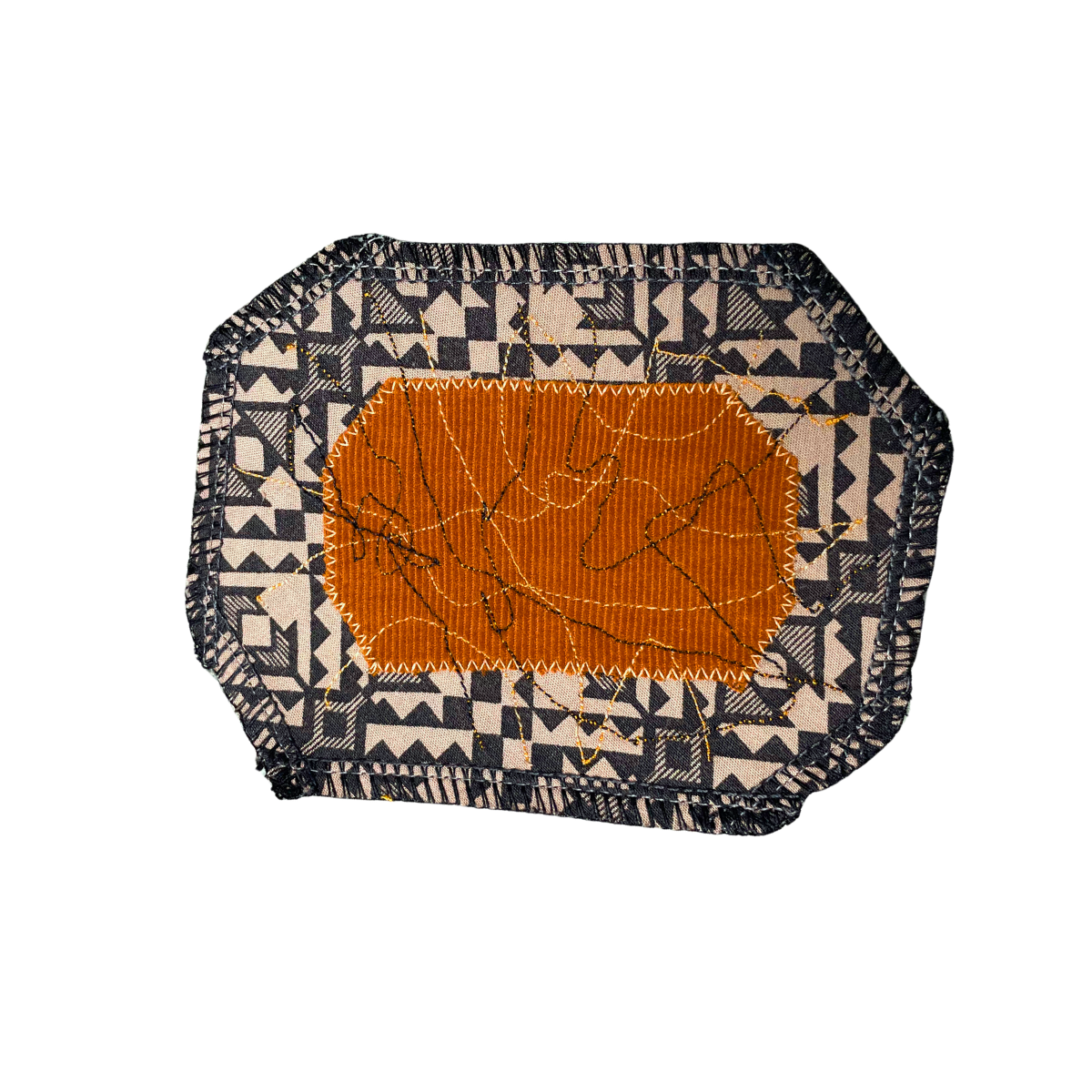 Patch geometrisch bruin