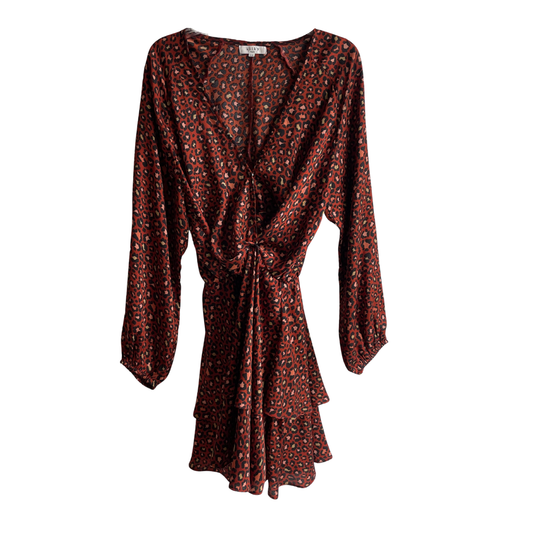 Rood luipaard kleedje