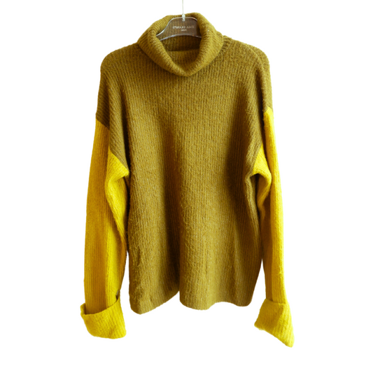 Groene trui met kraag