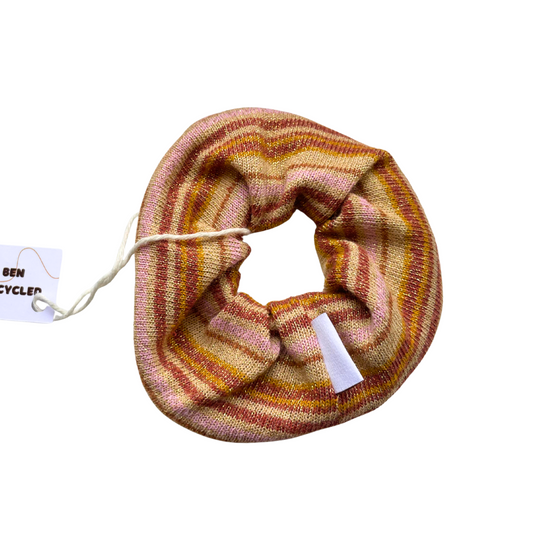 Scrunchie gestreept glitter