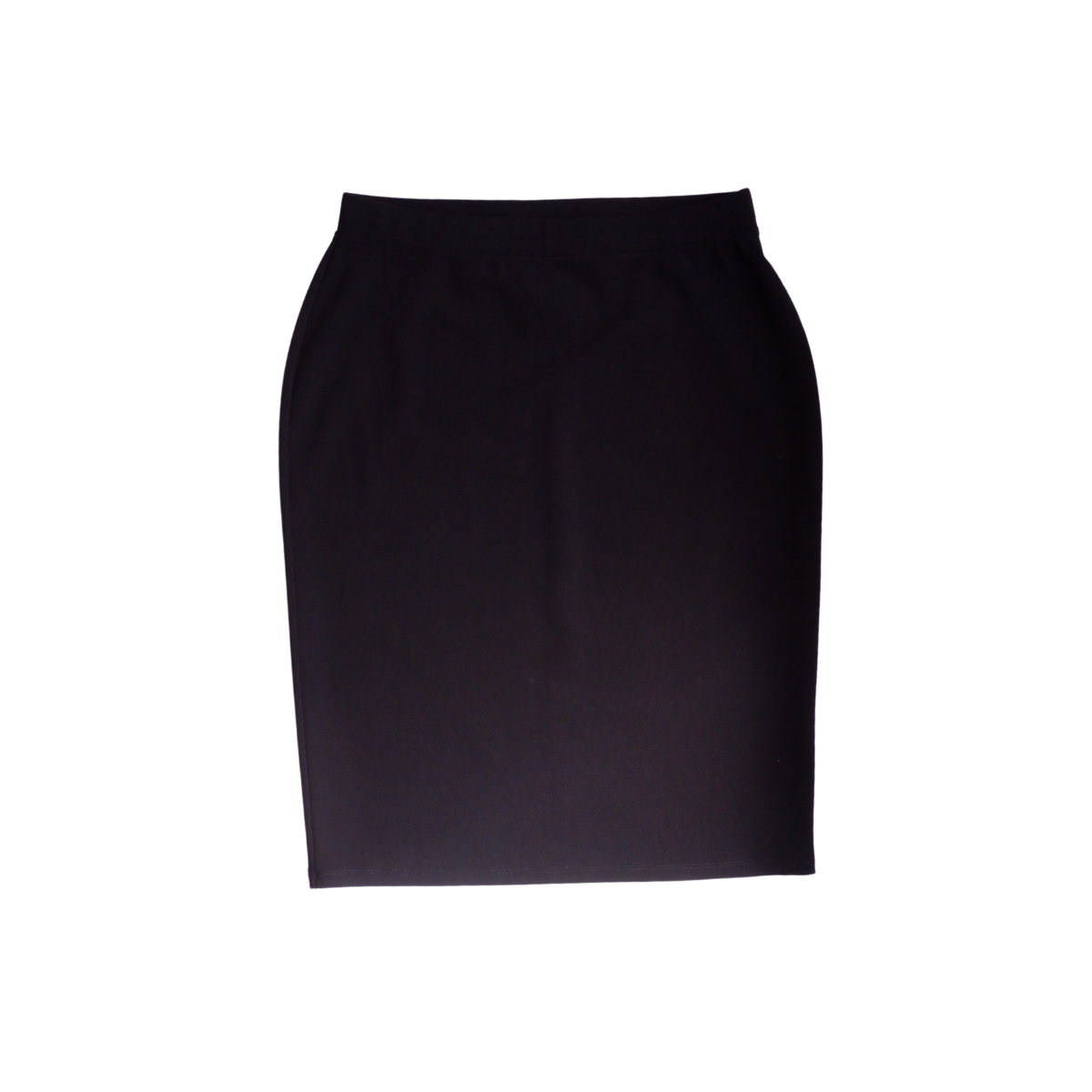 Zwarte basic rok met rekker