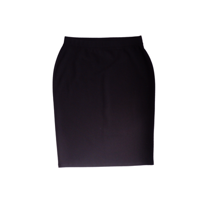 Zwarte basic rok met rekker