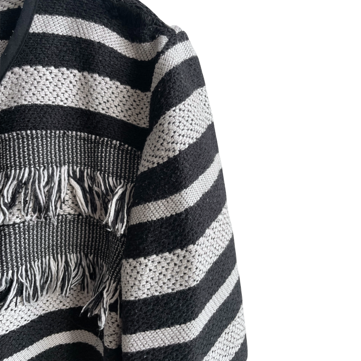 Zwart wit gestreept vestje