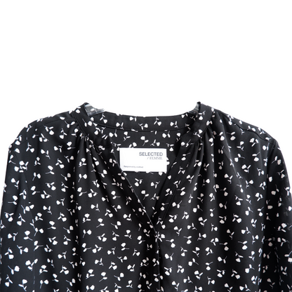 Zwarte losse jurk Selected Femme