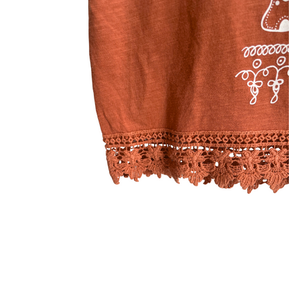 Oranje shirt met olifantenwijsheid