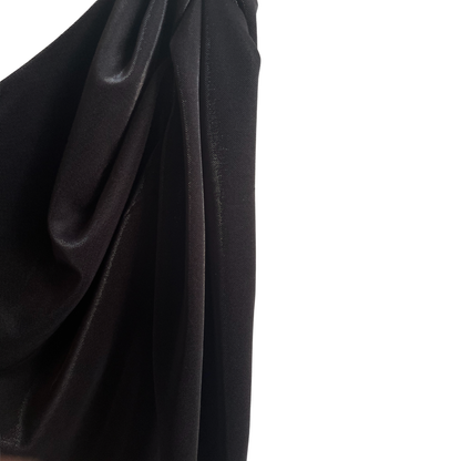 Zwarte jurk met glans