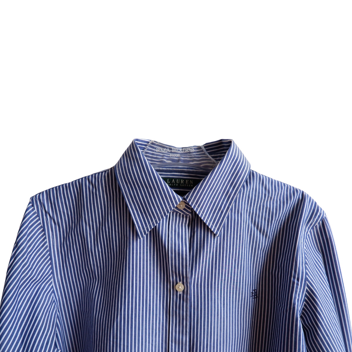 Blauw gestreept hemd Ralph Lauren