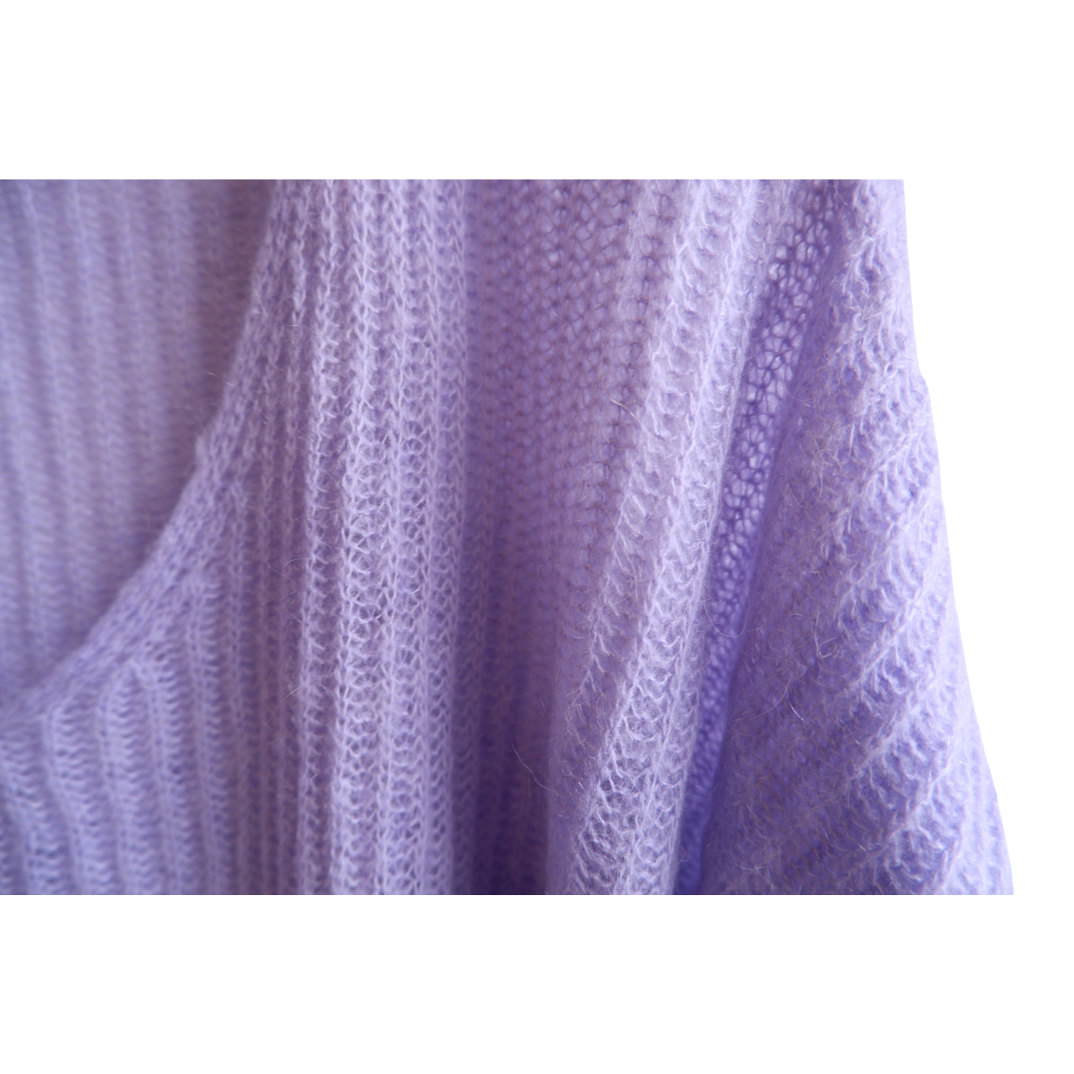 Lila trui oversized model