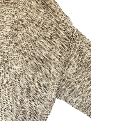 Beige gilet knopen