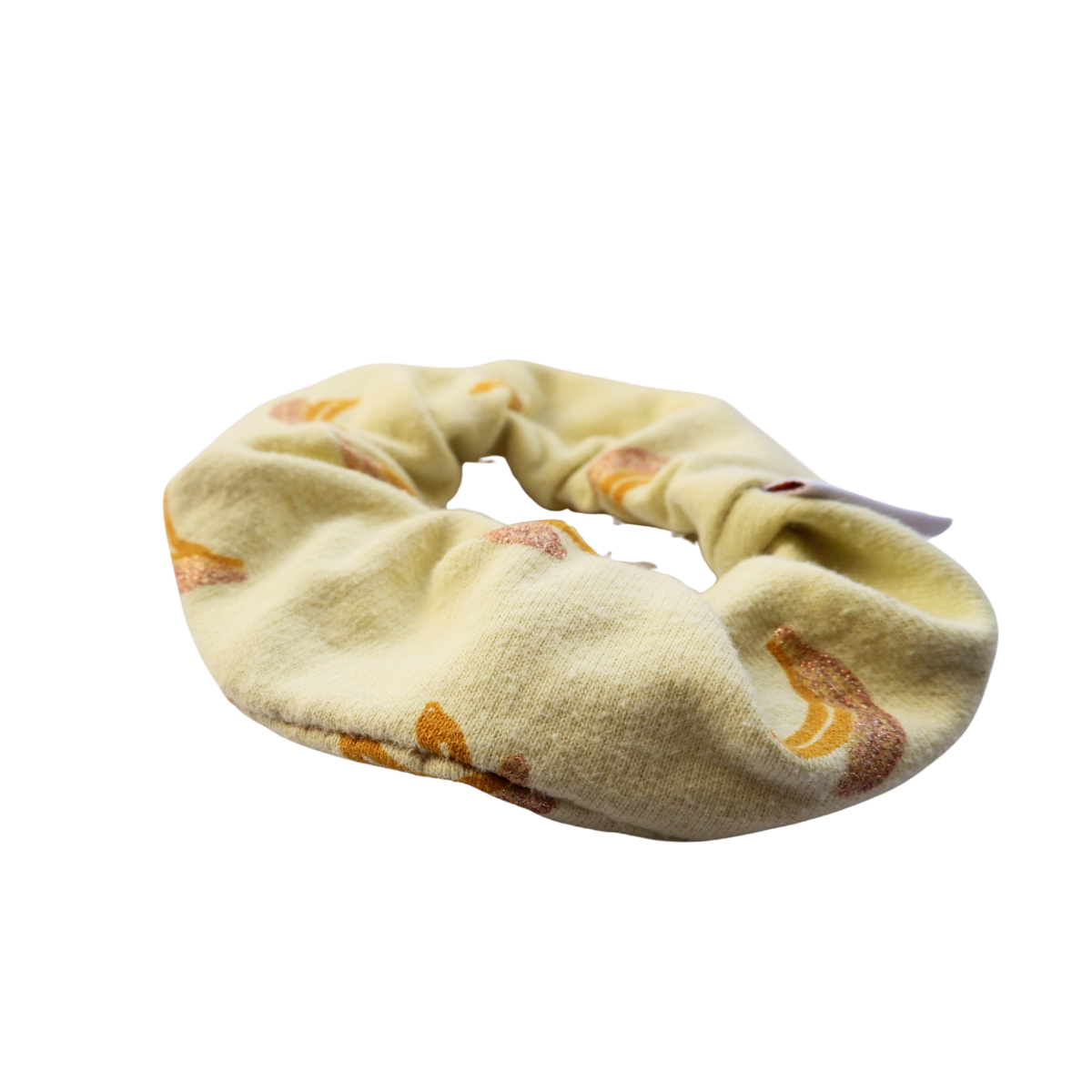 Scrunchie botergeel banaan