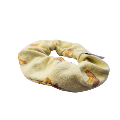Scrunchie botergeel banaan