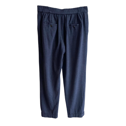 Donkerblauwe zachte broek