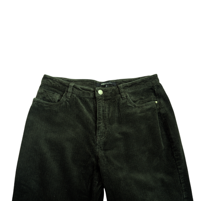 Groene ribfluwelen broek