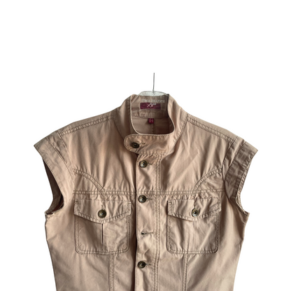 Beige overvest/kleedje
