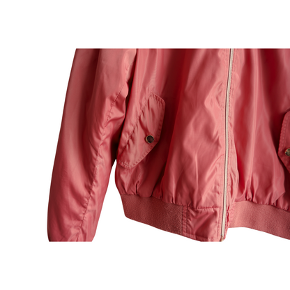 Roze kort jasje gevoerd