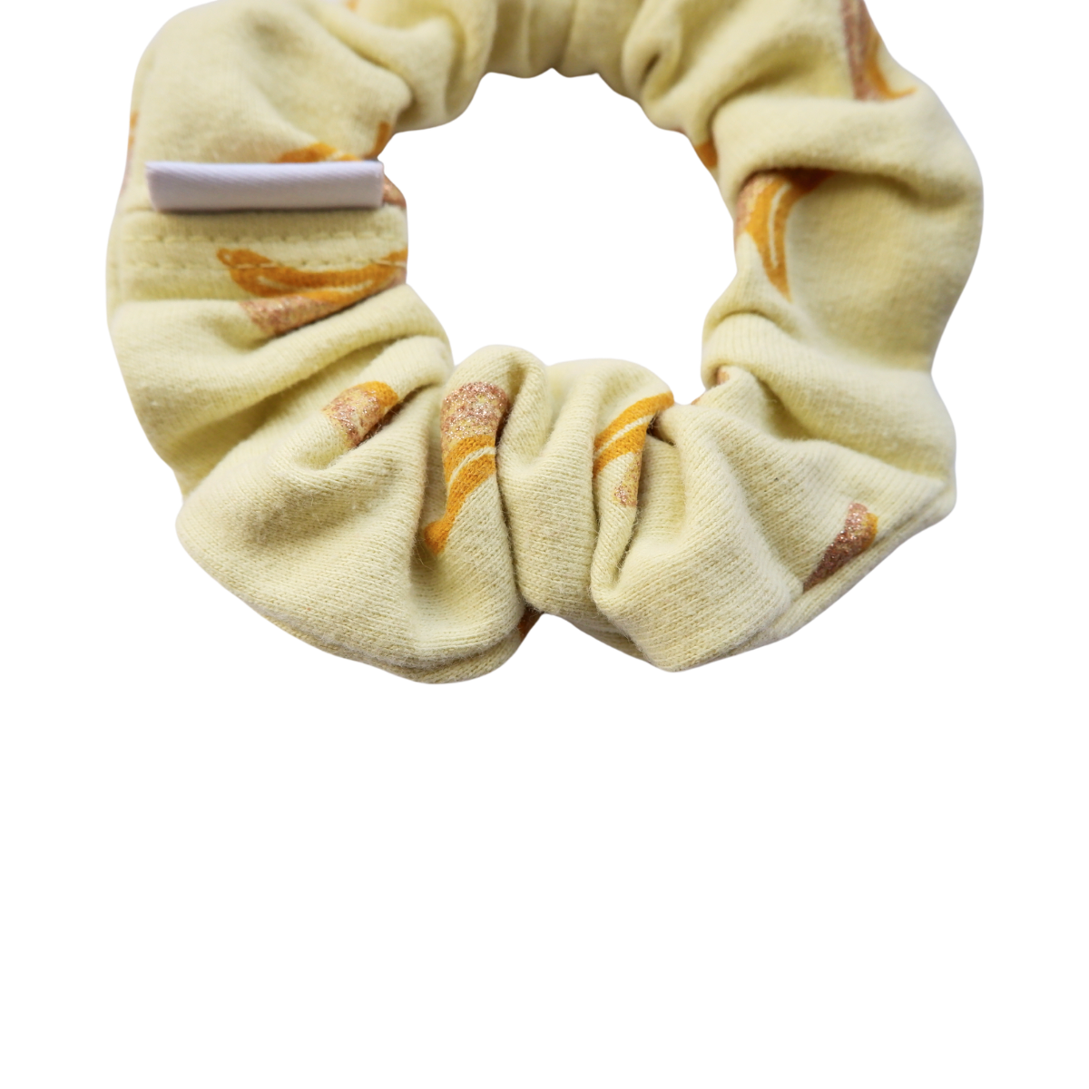 Scrunchie botergeel banaan