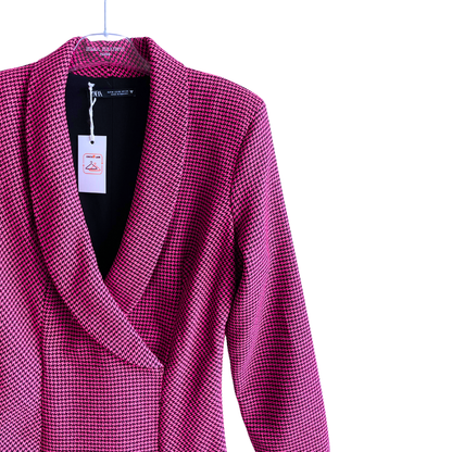 Roze geruit kleedje/lange blouse