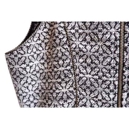 Zwart/wit cocktailjurk