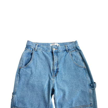 Blauwe jeansbroek
