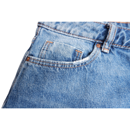 Bauwe jeans rok kort